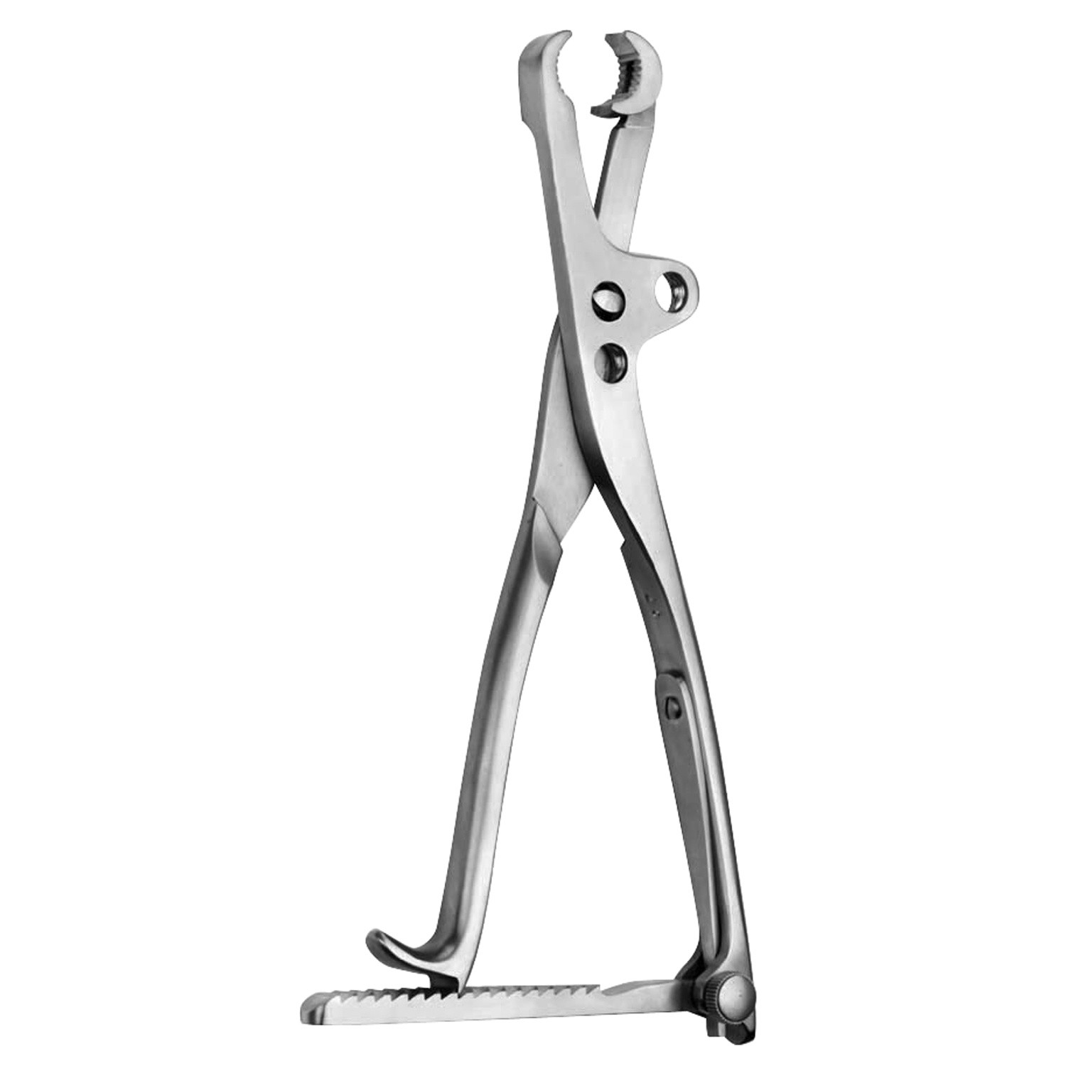 Lambotte Bone Holding Forceps, W/ Swivel Head & Adjustable Jaw, 10 1/4" (26.0 Cm)